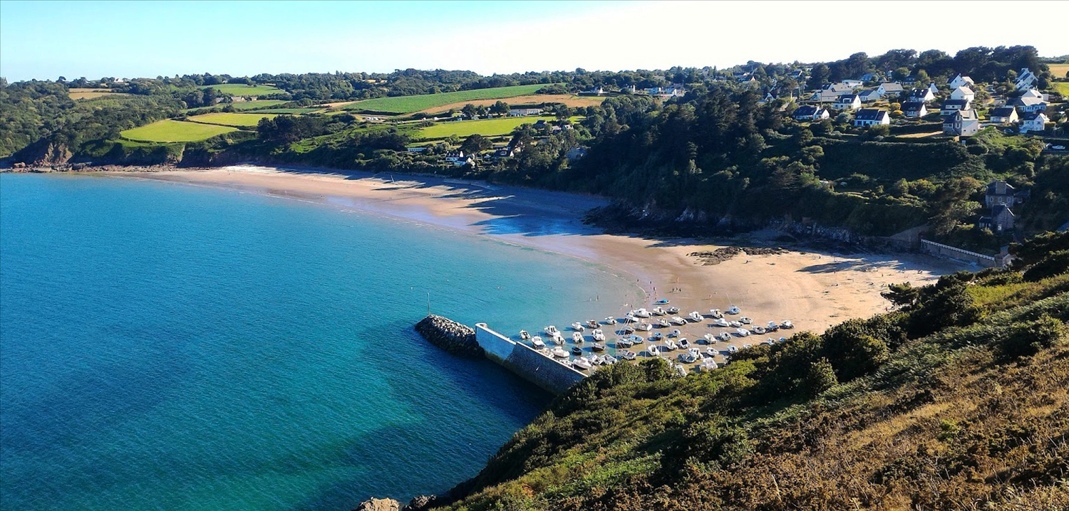 Coastal view of the Village of Plouézec